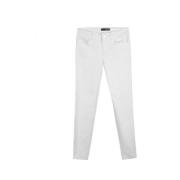 Liu Jo Slim Fit Dragkedja Byxor White, Dam