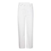 Agolde Korsade Milkshake Jeans White, Dam