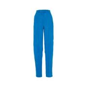 The Attico Turkos stretch ull Jagger byxa Blue, Dam