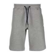 PS By Paul Smith Grå Logo-Patch Bermuda Shorts Gray, Herr