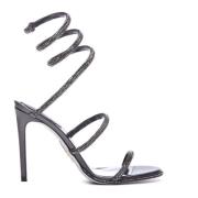 René Caovilla High Heel Sandals Gray, Dam