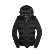 Moorer Bomber Jackets Black, Herr