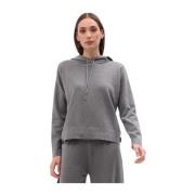 RRD Grå Toni Up Hoodie Sweatshirt Gray, Dam