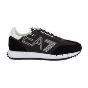 Emporio Armani EA7 Svart Sneaker Black, Herr