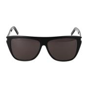 Saint Laurent SL 1 Slim Solglasögon Black, Unisex