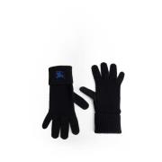 Burberry Stickade Cashmere Handskar Black, Unisex