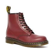 Dr. Martens Casual Bourgognefärgade Läder Unisex Stölar Red, Herr