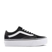 Vans Sarta Aslappnade Textil Sneakers för Kinnor Black, Dam