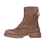 Xti Lace-up Boots Brown, Dam