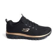 Skechers Sneakers Black, Dam