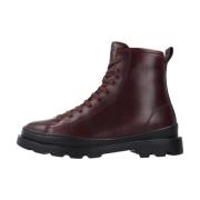 Camper Lace-up Boots Red, Dam