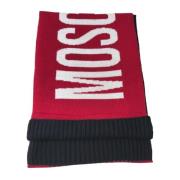 Moschino Dubbel Face Logosjal Red, Dam