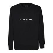 Givenchy Svart Slim Fit Sweatshirt Black, Herr