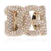 Dolce & Gabbana Ring med kristallutsmyckning Yellow, Dam