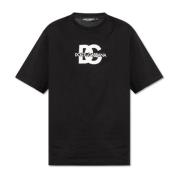 Dolce & Gabbana T-shirt med logotyp Black, Herr
