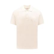 Alexander McQueen Vit Ekologisk Bomull T-Shirt med Logobrodyr White, H...