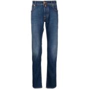 Jacob Cohën Bard Jeans, Handgjorda i Italien Blue, Herr