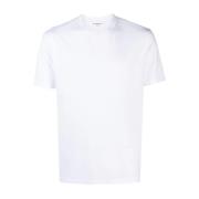 Officine Générale Lyocell/bomull T-shirt, Medium Storlek White, Herr
