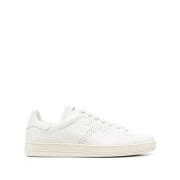 Tom Ford Warwick Lädersneakers White, Herr