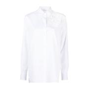 Ermanno Scervino Stilfull Vit Skjorta för Kvinnor White, Dam