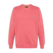 PS By Paul Smith Korallrosa Zebra Sweater Pink, Herr