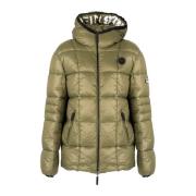 Plein Sport Quiltad Huva Jacka Green, Herr