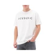 Iceberg 3D Logo Branding T-shirt White, Herr