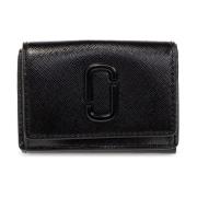 Marc Jacobs Plånbok i läder med logotyp Black, Dam