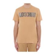 Moschino Beige T-shirts och Polos Beige, Herr