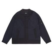 A-Cold-Wall Svart Skjorta med Dubbel Textur Black, Herr