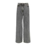 Etro Grå Denim Jeans Gray, Dam