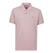 C.p. Company 509 Pale Mauve Piquet Polo Shirt Pink, Herr