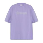 Vetements Oversize T-shirt Purple, Herr