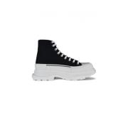 Alexander McQueen Tread Slick Höga Sneakers Black, Herr