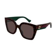 Gucci Sun Donna Recycledacetate Solglasögon Brown, Unisex