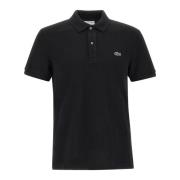 Lacoste Klassisk Svart Bomullspolo Black, Herr