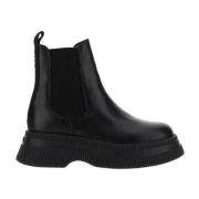 Ganni Creepers Chelsea Stövlar Black, Dam