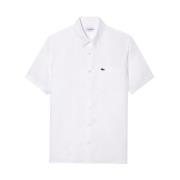 Lacoste Vit Linne Skjorta White, Herr