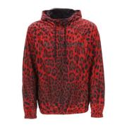 Dolce & Gabbana Stilfull Röd Windbreaker Jacka Red, Herr