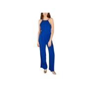 Karma Koma Penelope Lång Jumpsuit, Arbetarblå Blue, Dam