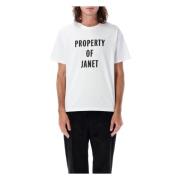 Bode Janet Tee - Vit T-shirt för män White, Herr