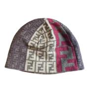 Fendi Vintage Pre-owned Ylle hattar-och-kepsar Multicolor, Dam