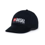 Diesel Svarta hattar för män Black, Herr