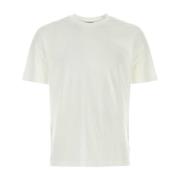 Jil Sander Klassisk Vit Bomull T-Shirt White, Herr