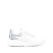 Alexander McQueen Vita Court Läder Sneakers White, Herr