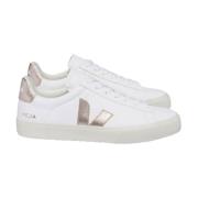 Veja Campo Chromefree Läder Sneakers White, Dam