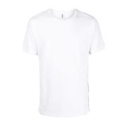 Moschino Stilren vit T-shirt med anpad pform White, Herr