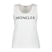 Moncler Logo Tanktop White, Dam