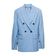 Msgm Blazerjacka Blue, Dam