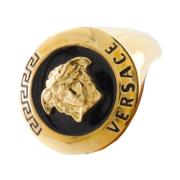 Versace Medusa Relief Ring Yellow, Herr